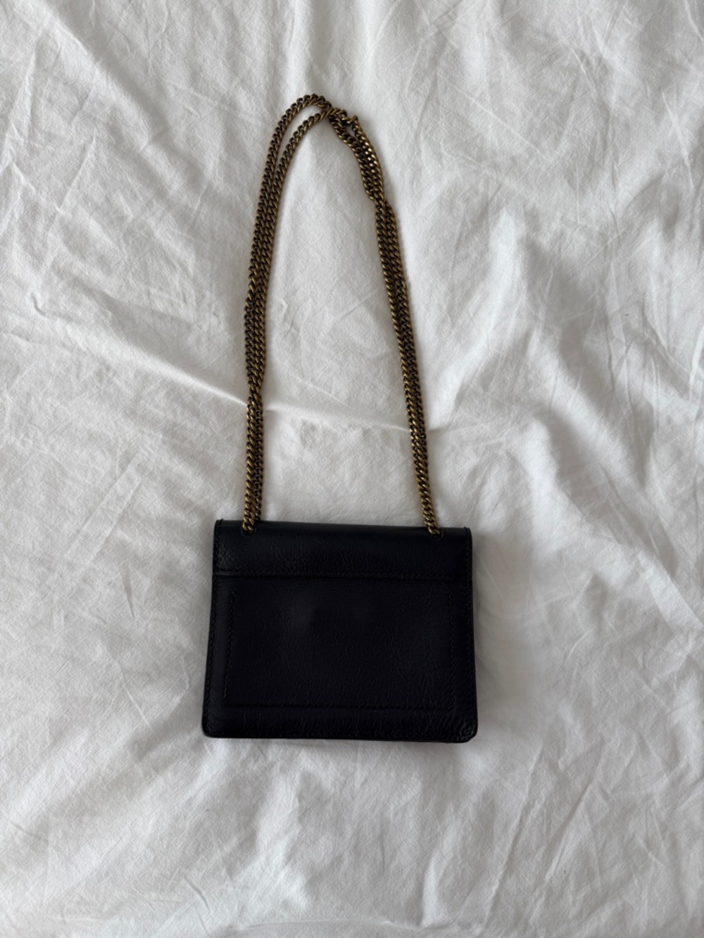 Madewell Black Leather Mini Crossbody Bag